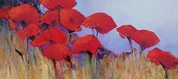 Poppy Study | 2022 | Oil on Canvas | 36 x 51 cm